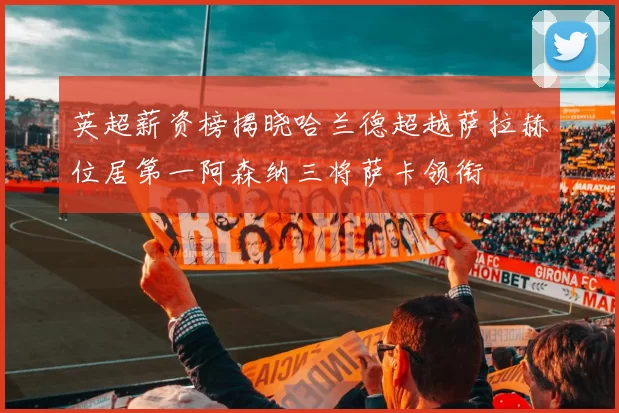 英超薪资榜揭晓哈兰德超越萨拉赫位居第一阿森纳三将萨卡领衔